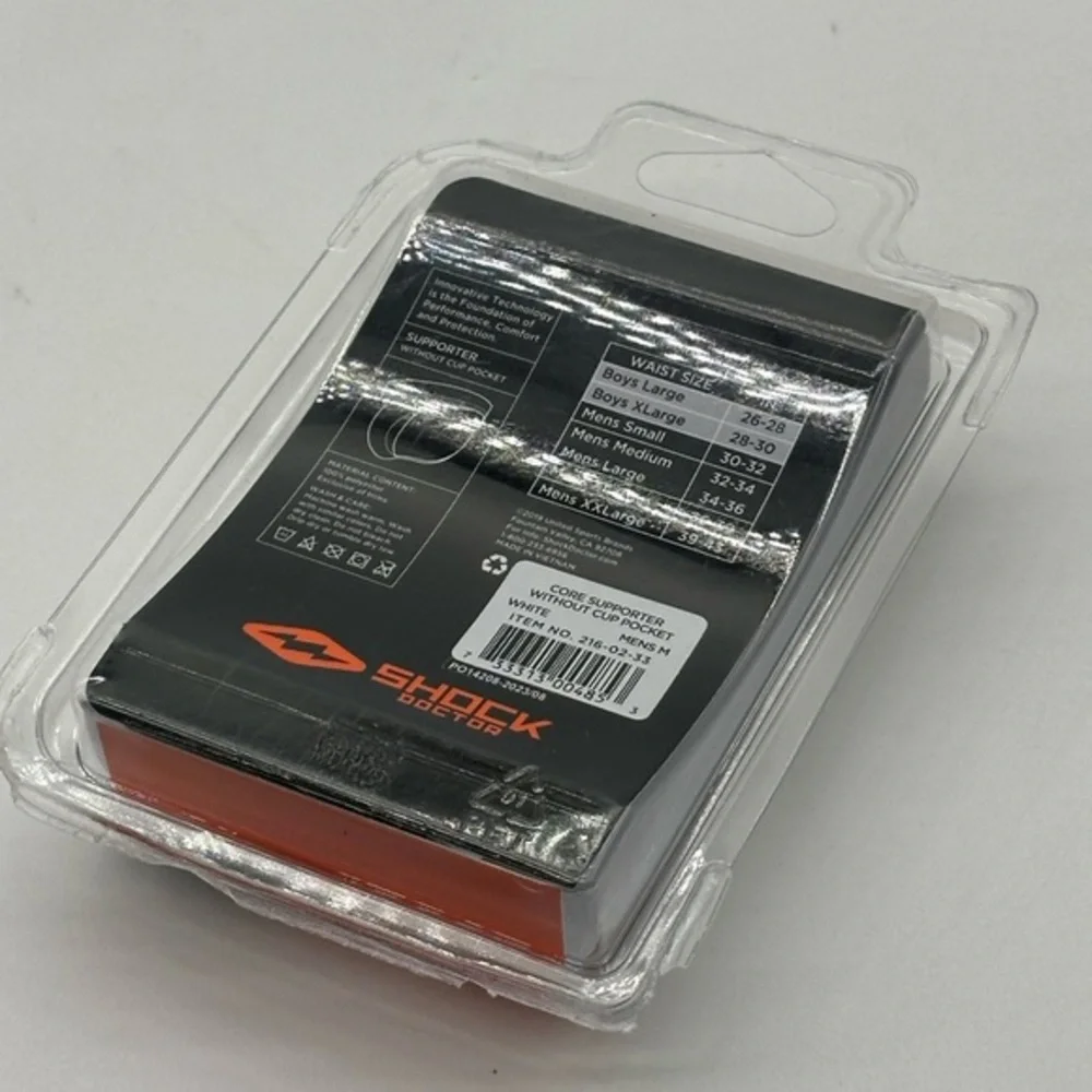 Shock Doctor Core Supporter Without Cup Pocket Mens‎ M 32-34 Brand New